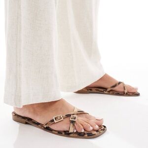 Raid Animal Print Sandals Size 8 Brand New W/O Box